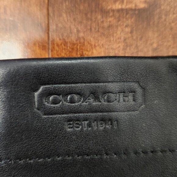 Coach Carly vintage black leather shoulder bag - Picture 2 of 13